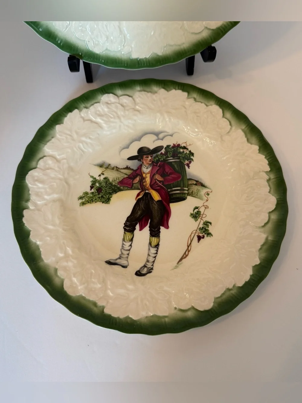 Vintage Plates Alfred Meakin England French Costumes Of 18th Century Set Of 2